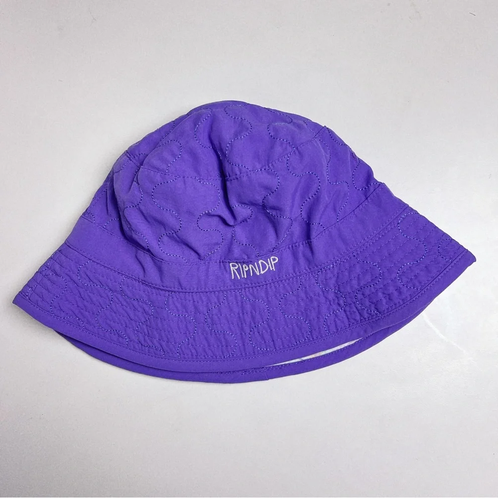 RIPNDIP PURPLE BUCKET HAT - Picture 2 of 5